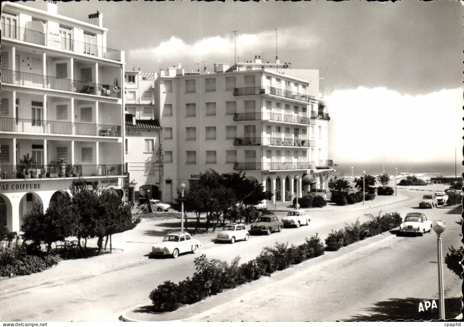 CPSM Canet entrée de la Plage