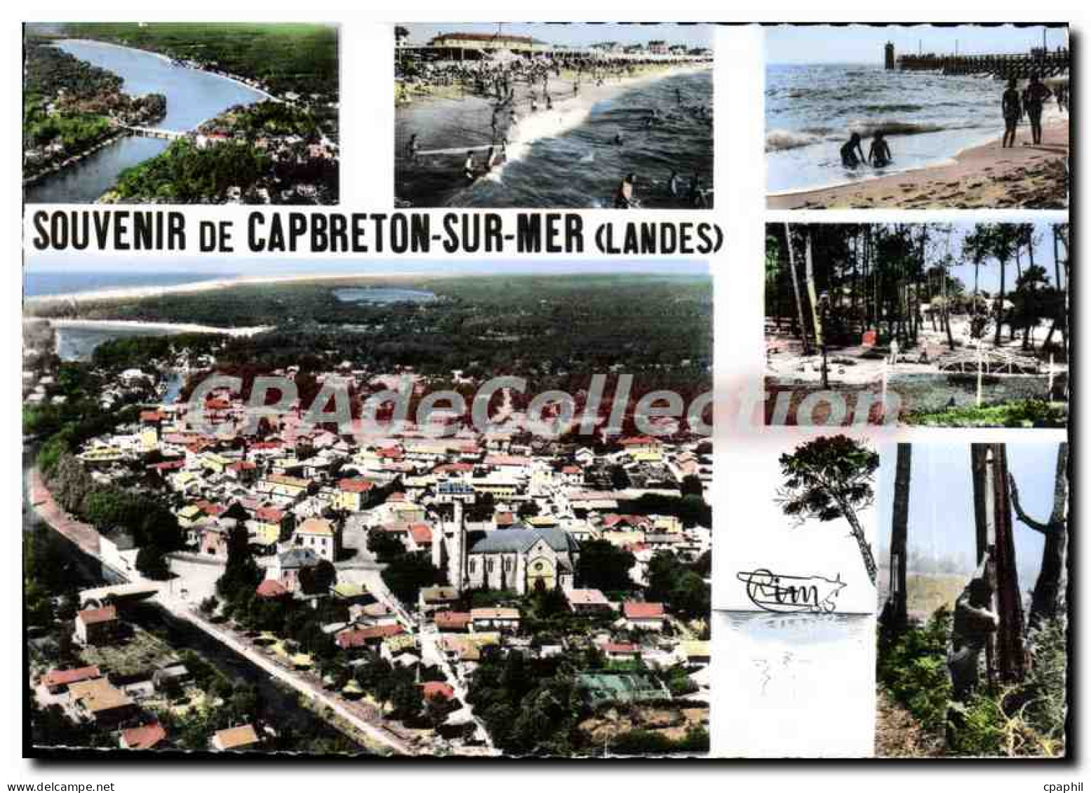 CPSM CAPBRETON Sur Mer