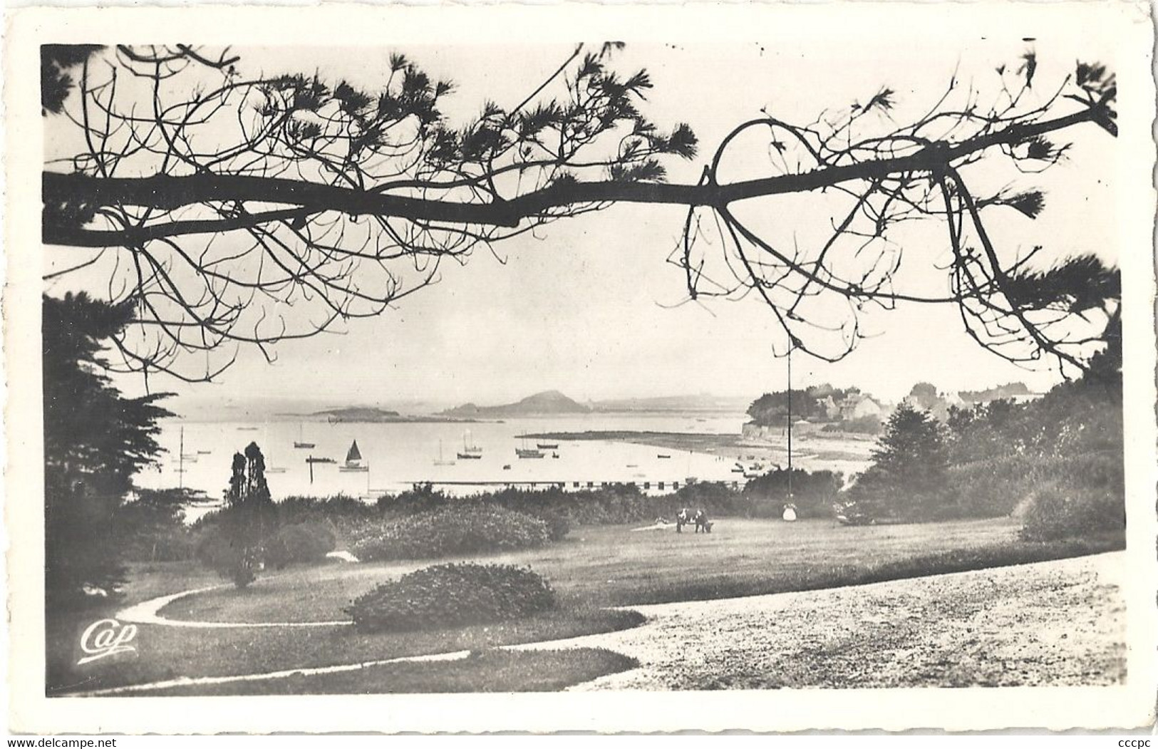 CPSM Carantec vue sur le Port