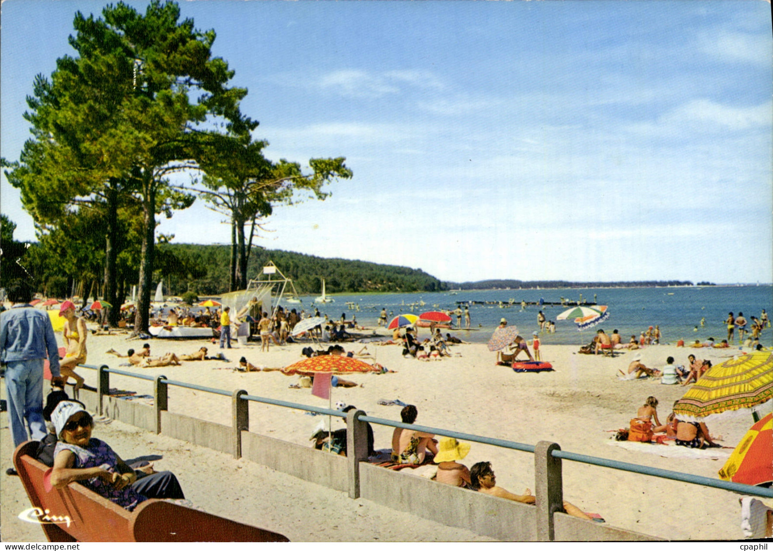 CPSM Carcans Maubuisson La Plage Le Lac