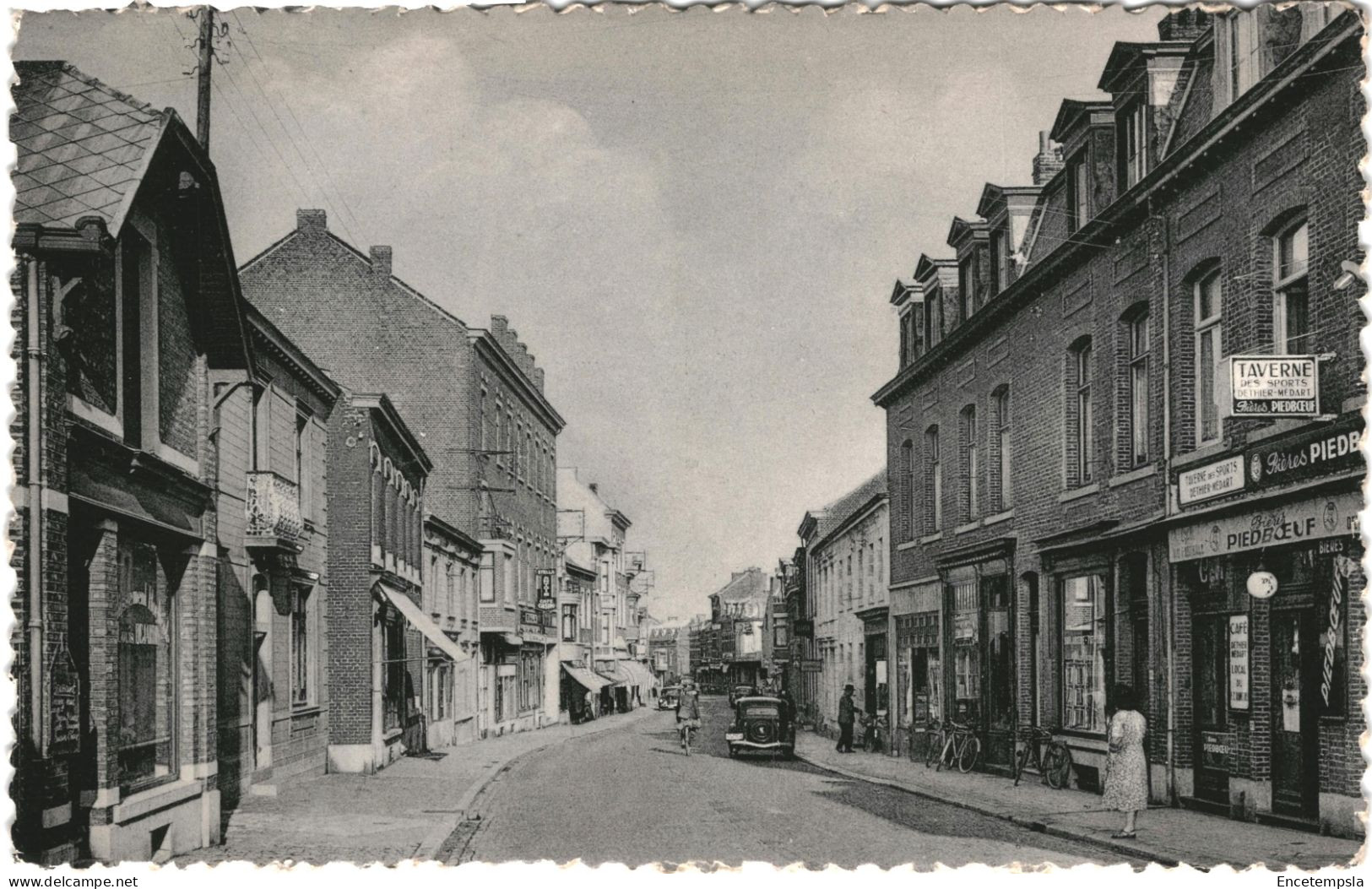 CPSM  Carte postale  Belgique Hannut Rue Zénobe Gramme  VM66550
