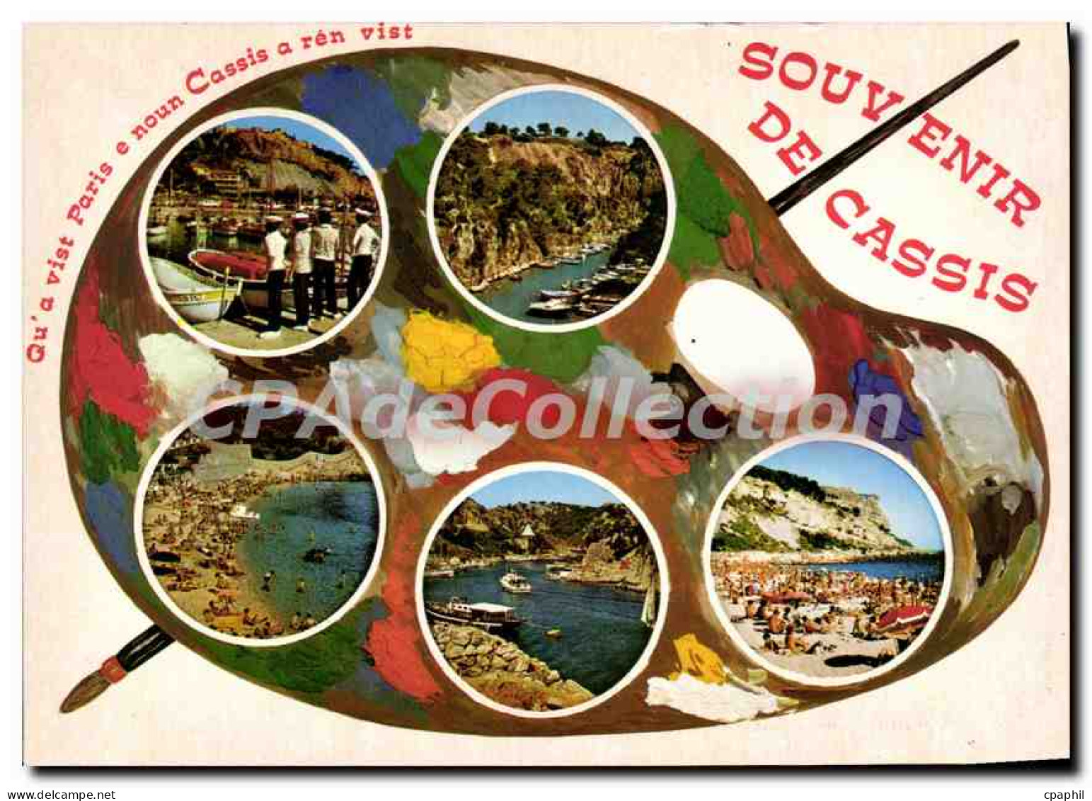 CPSM Cassis Plage Et Calanques