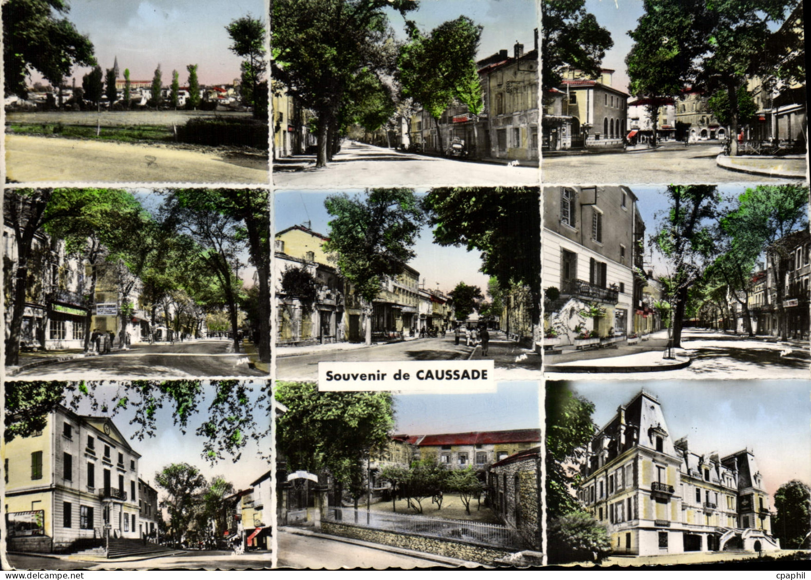 CPSM Caussade Tarn souvenir