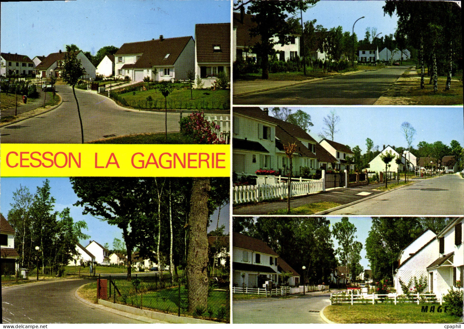 CPSM Cesson La Gagnerie (Seine et Marne)