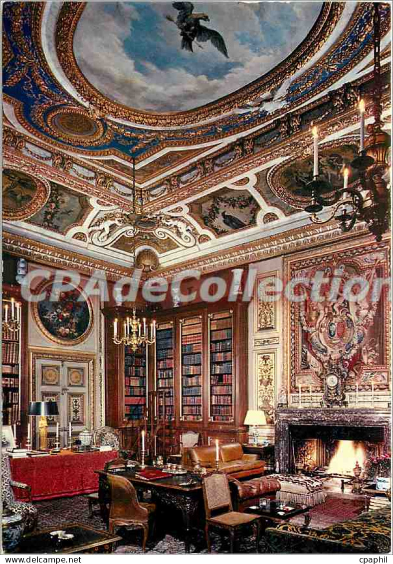 CPSM Chateau de Vaux le Vicomte La Bibliotheque