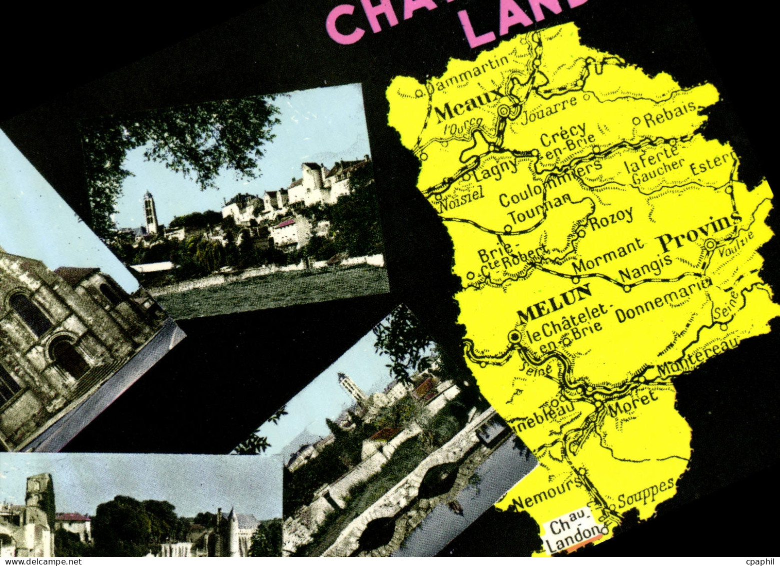 CPSM Chateau Landon (S et M)