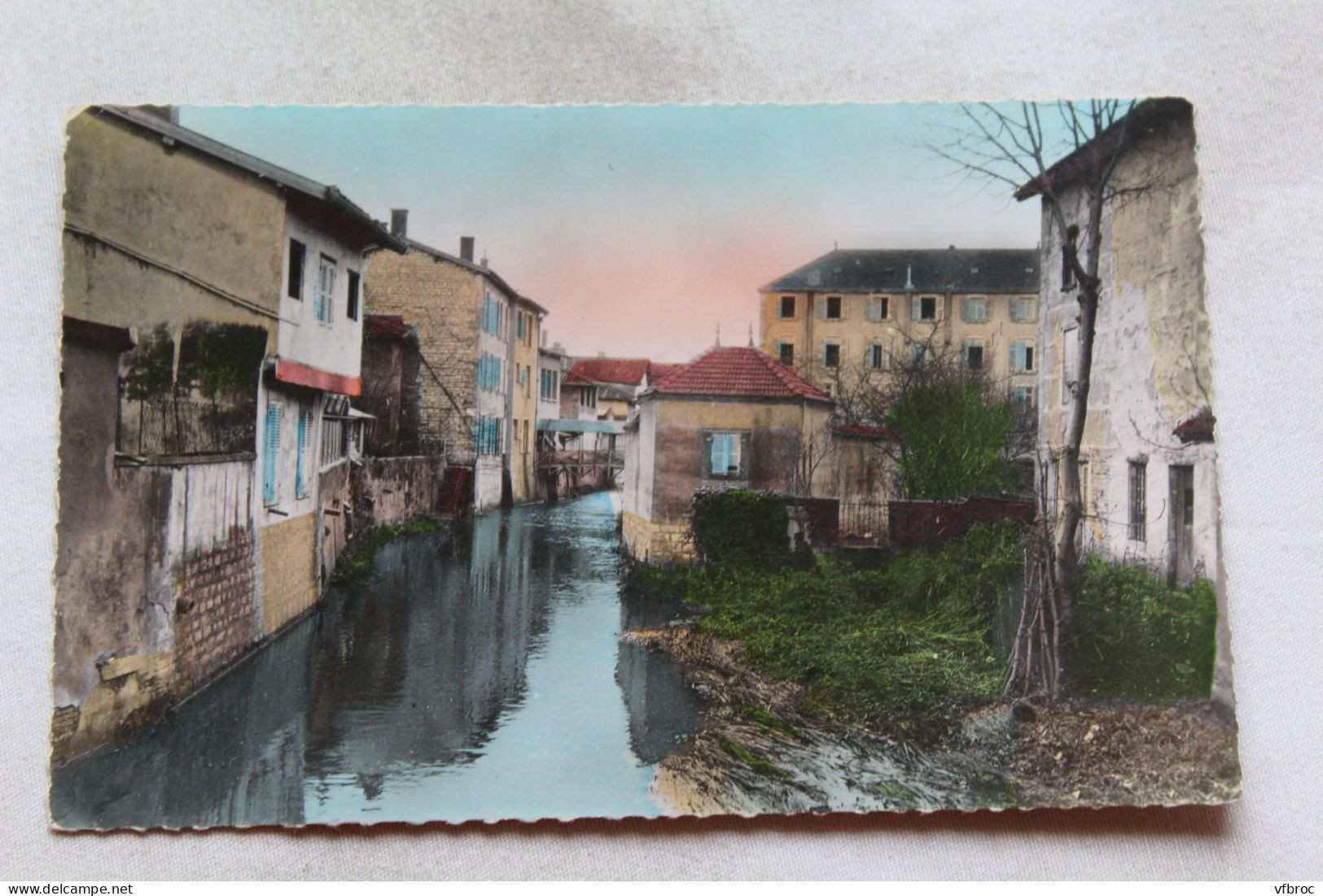 Cpsm, Chatillon sur Chalaronne, les bords de la Chalaronne, Ain 01