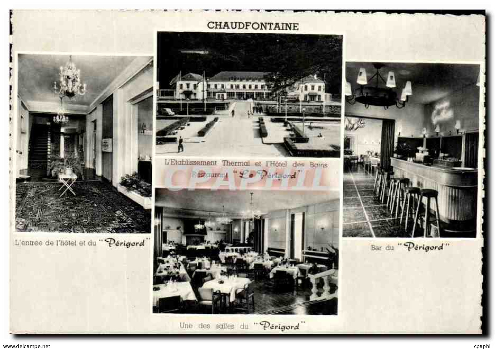 CPSM Chaudfontaine Une des Salles du Perigord