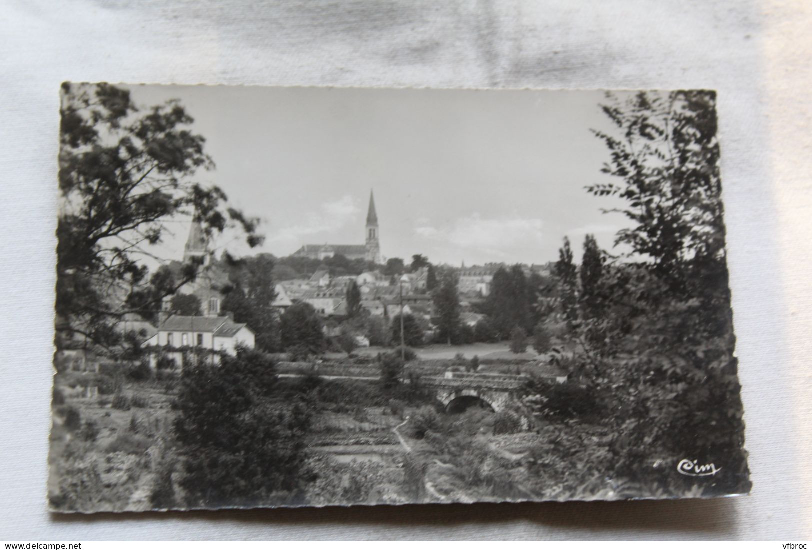 Cpsm, Chemille, vue panoramique, Maine et Loire 49