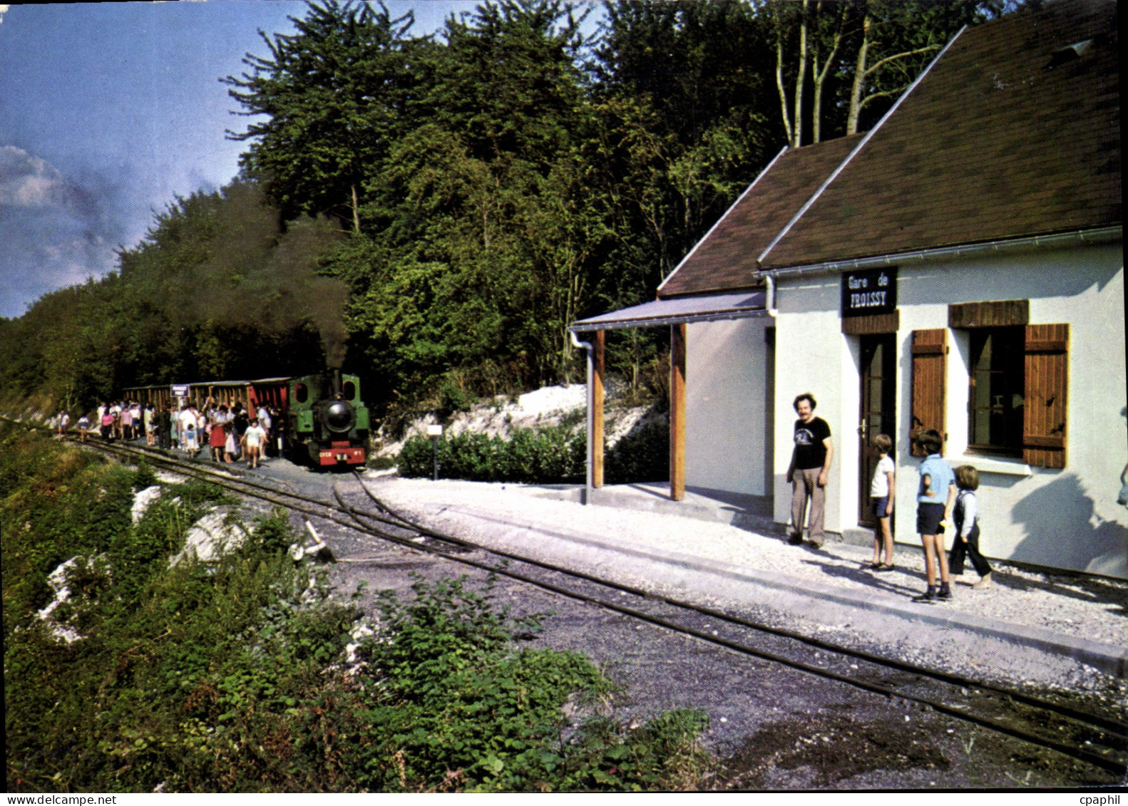 CPSM Chemin de Fer Touristique Froissy Dompierre (Somme)