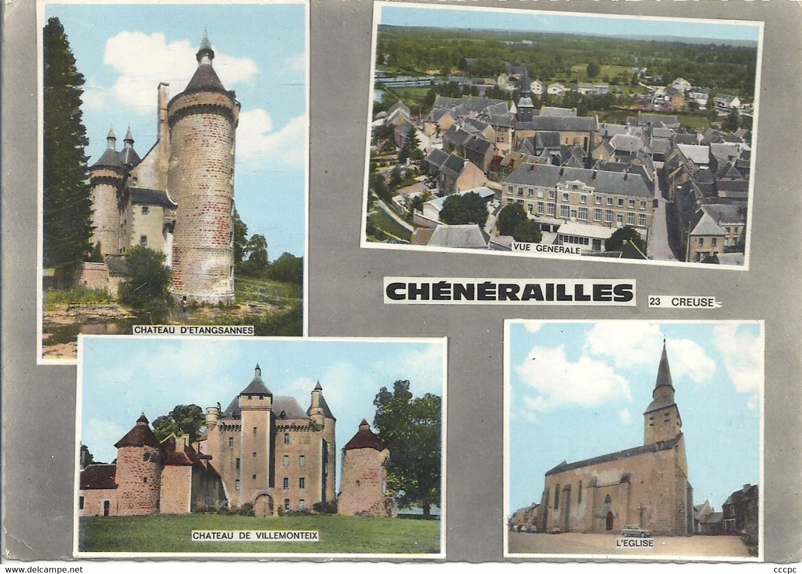 CPSM Chénerailles vues multiples