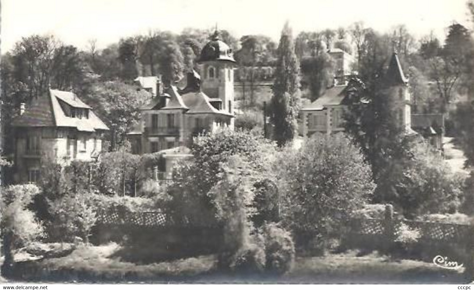 CPSM Chennevières-sur-Marne Château de l'Etape et les Bords de Marne et Coteaux