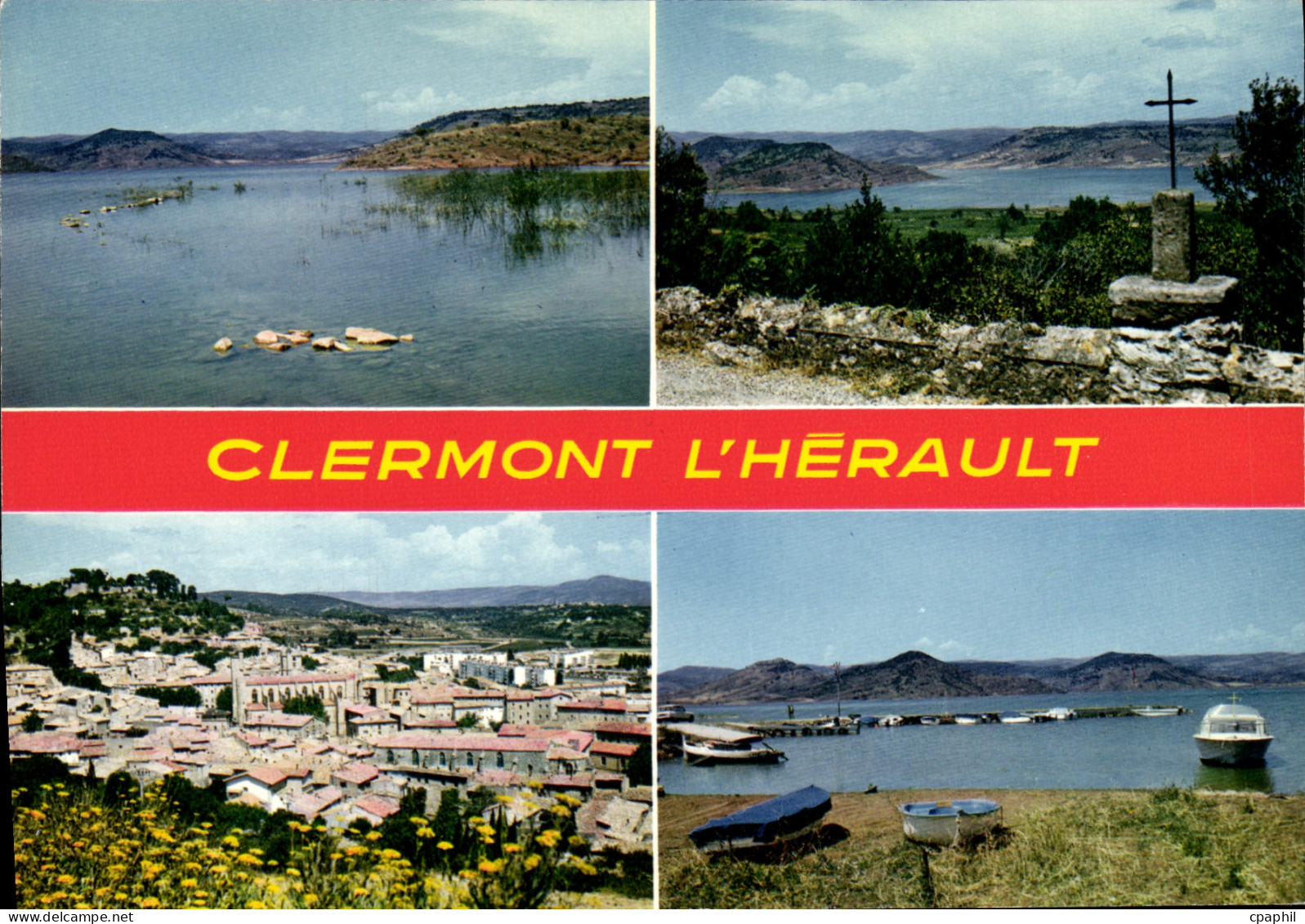 CPSM Clermont L'Herault Barrage Et Lac Salagou