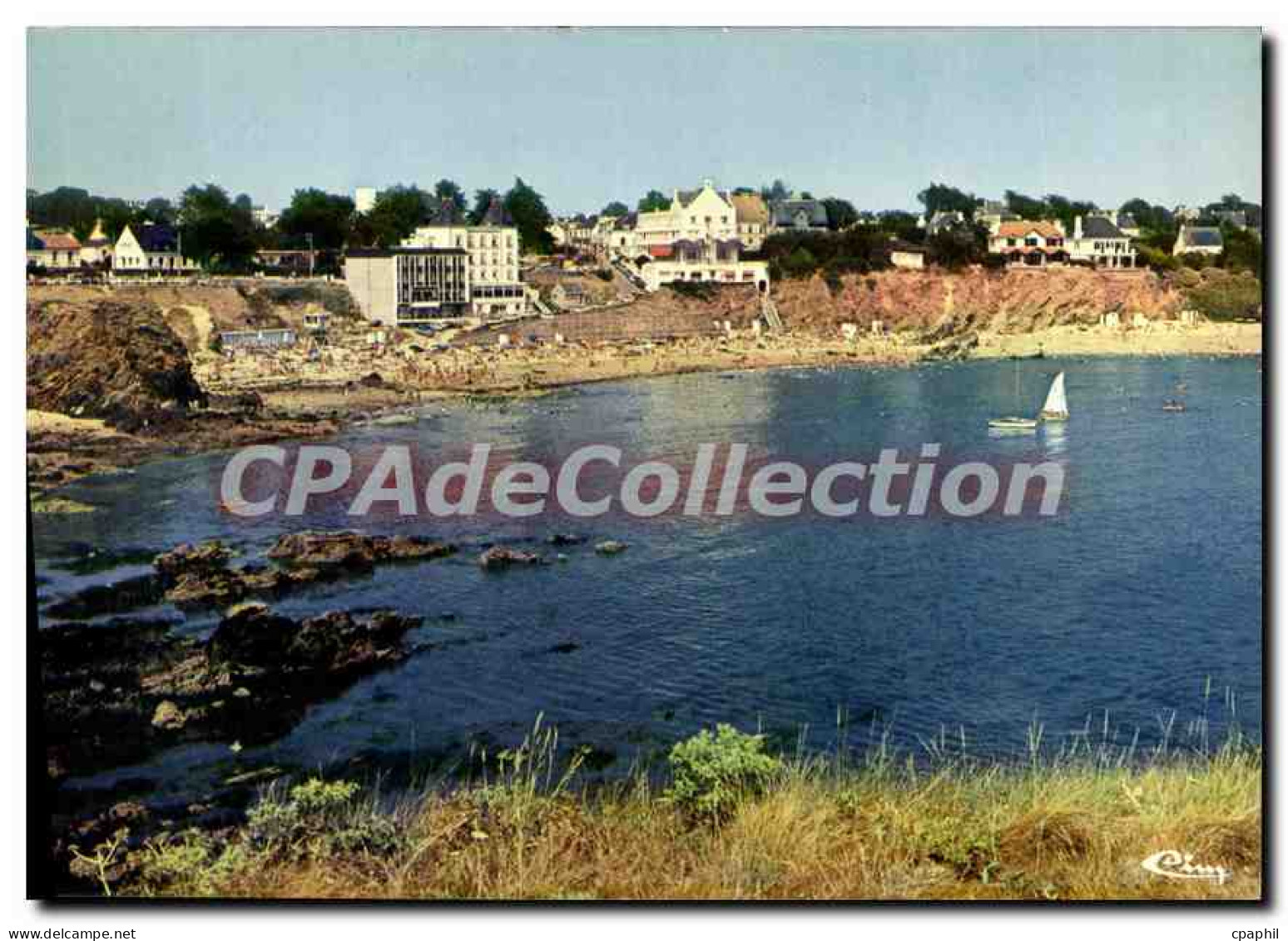 CPSM Clohars Carnoet S Finist le Pouldu la plage et les hotels