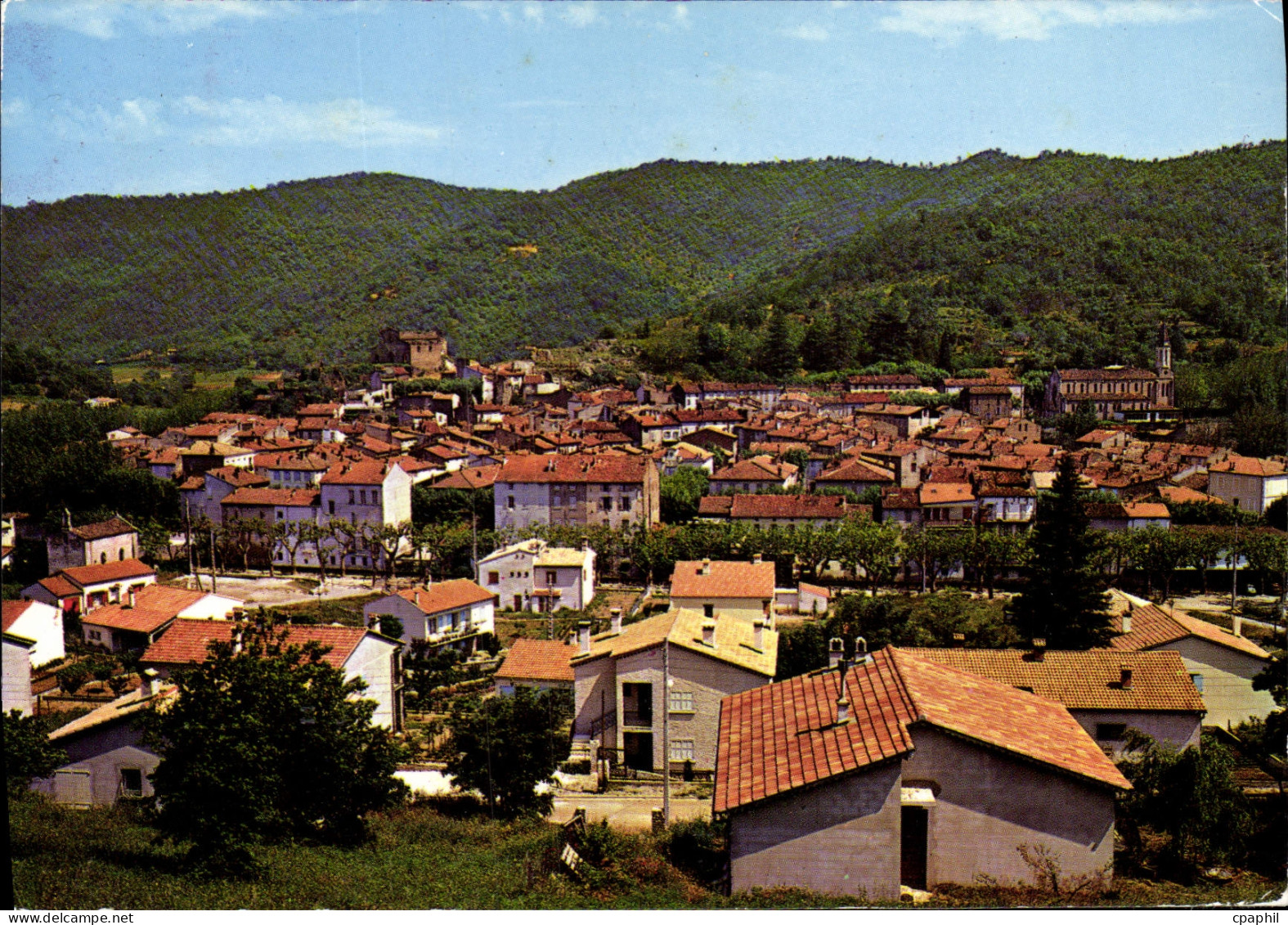 CPSM Collobrieres Var Vue generale et le lotissement Sybile