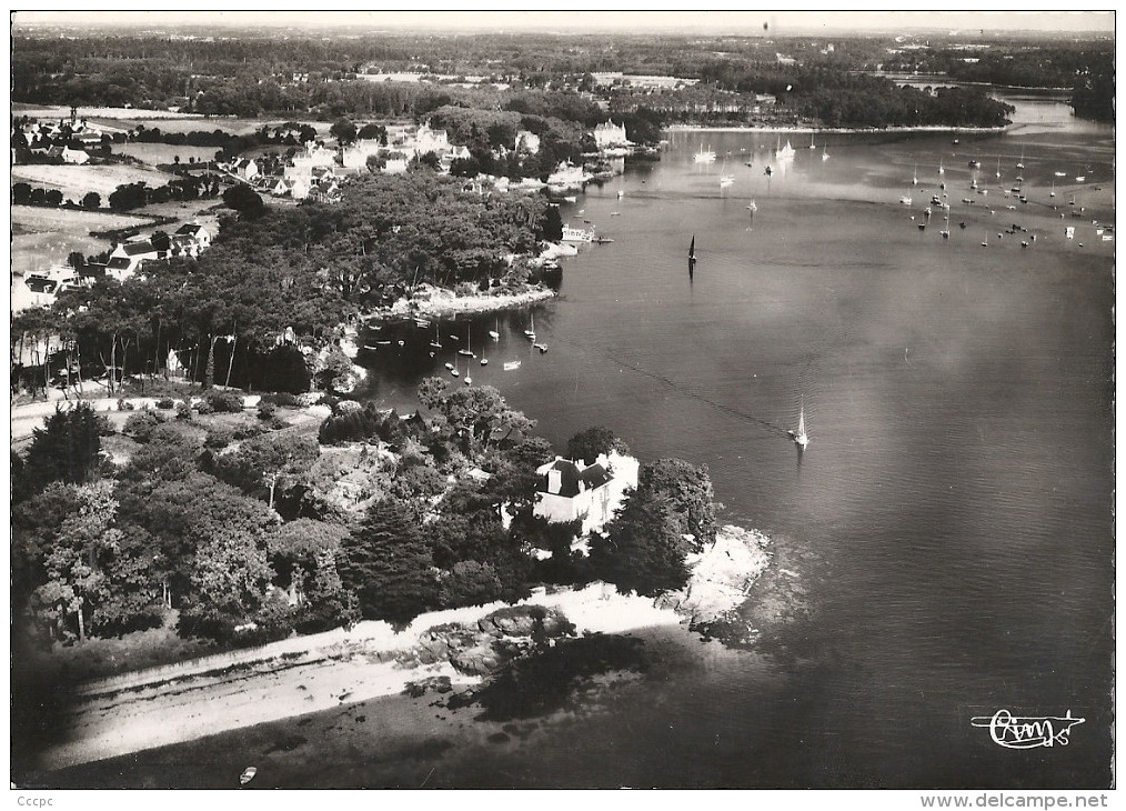 CPSM Combrit - Ste-Marine - Port et  Estuaire de l´Odet vue aérienne