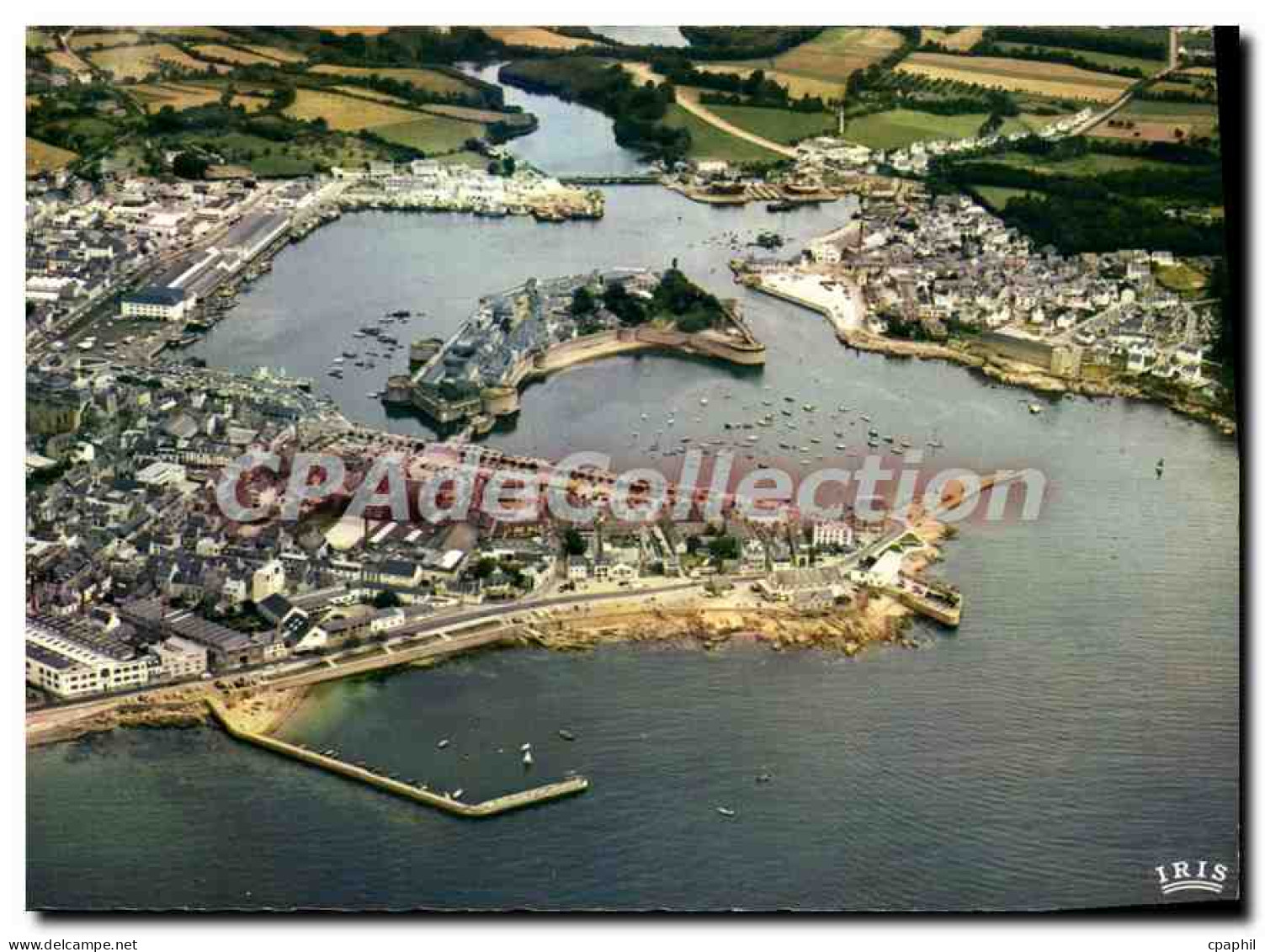 CPSM Concarneau Vue Aerienne