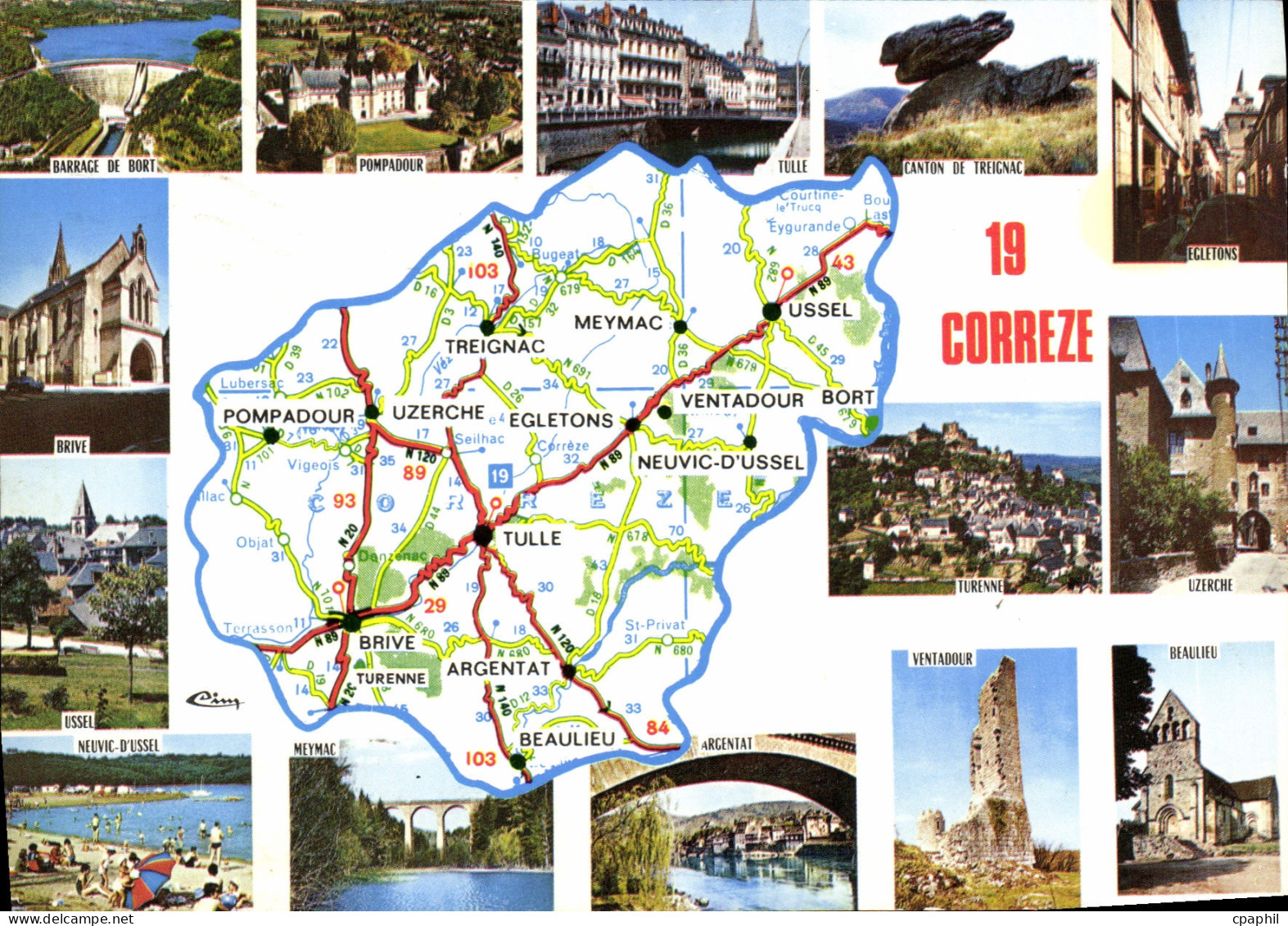CPSM Correze Tulle