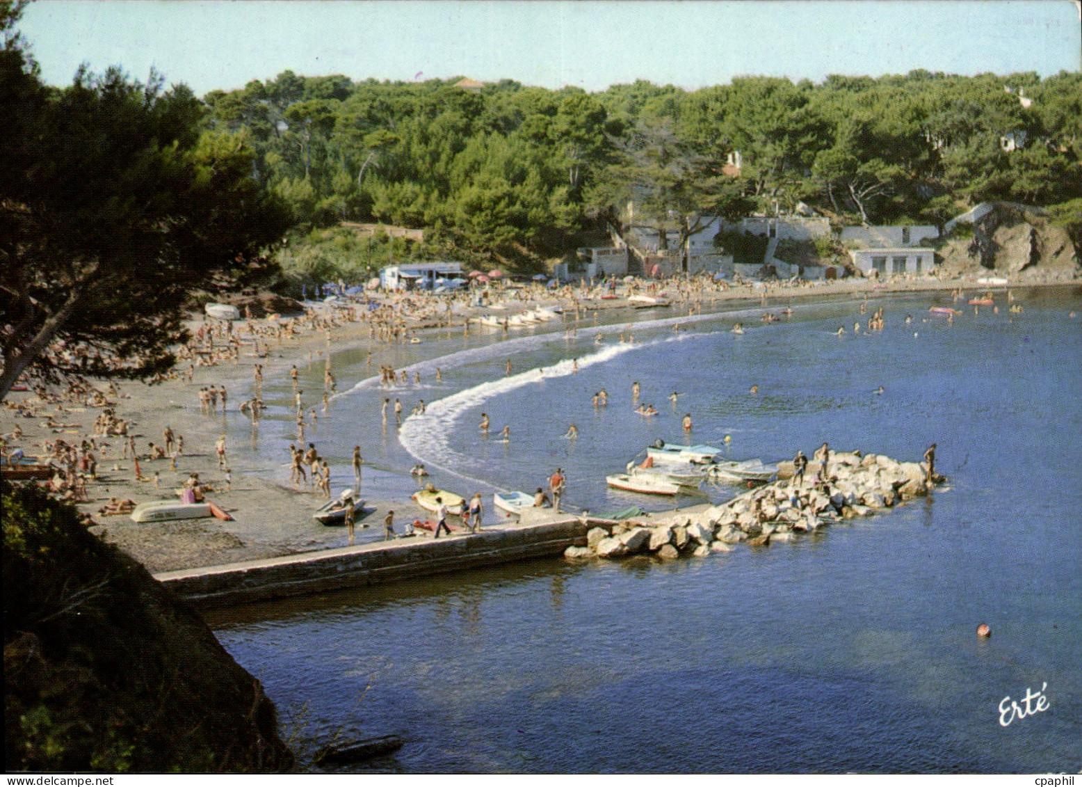 CPSM Cote D'Azur La Seyne sur Mer L'Anse et la Plage de Fabregas