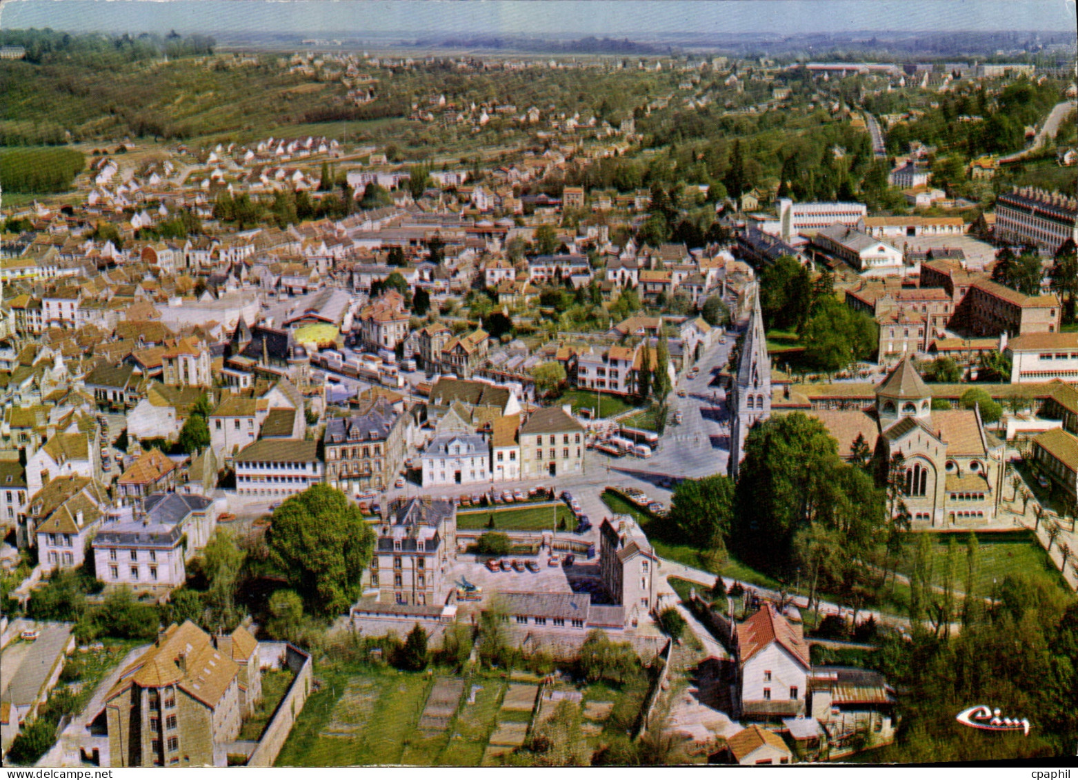 CPSM Coulommiers (S et M) Vue aerienne
