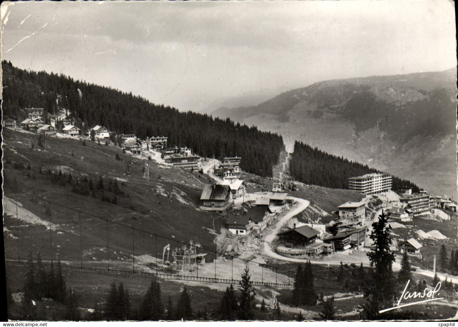 CPSM Courchevel Savoie vue generale de la station
