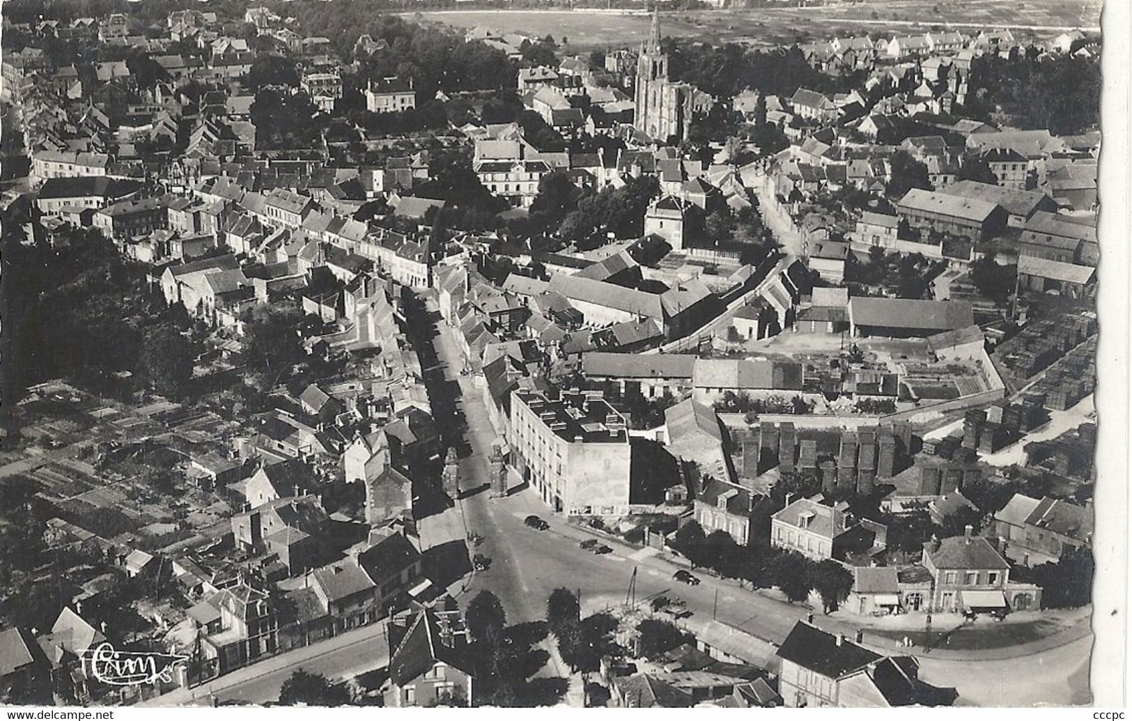 CPSM Crépy-en-Valois Vue aérienne