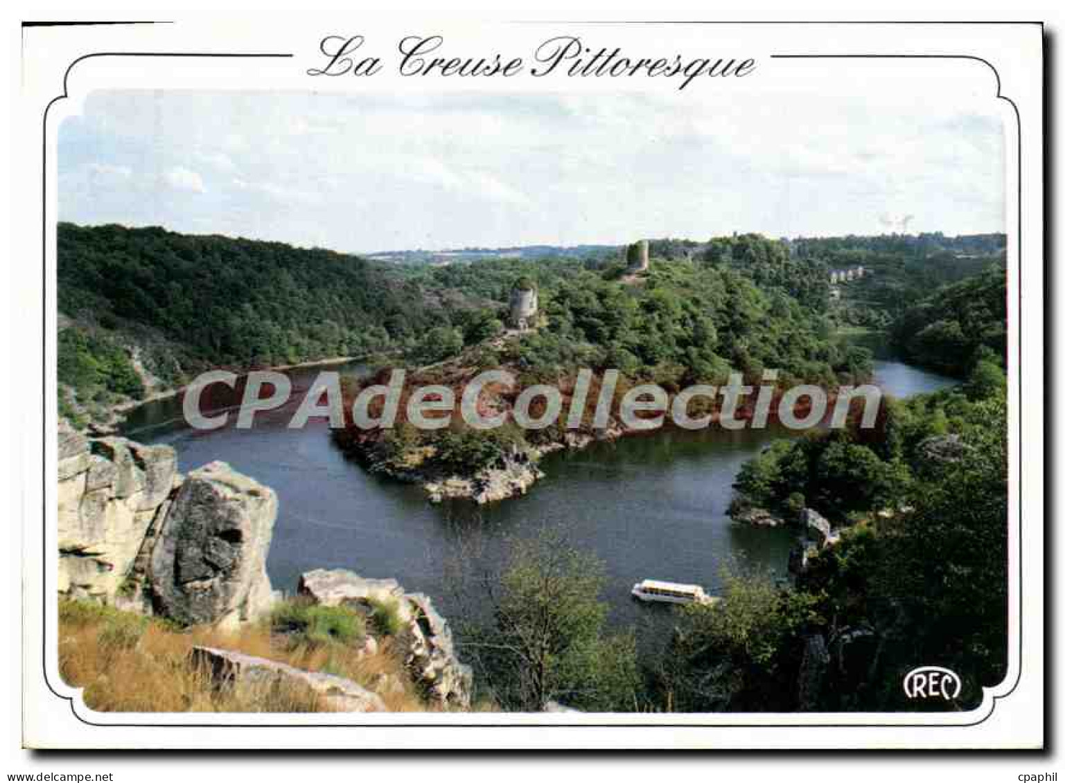 CPSM Crozant Creuse Les Ruines de Crozant