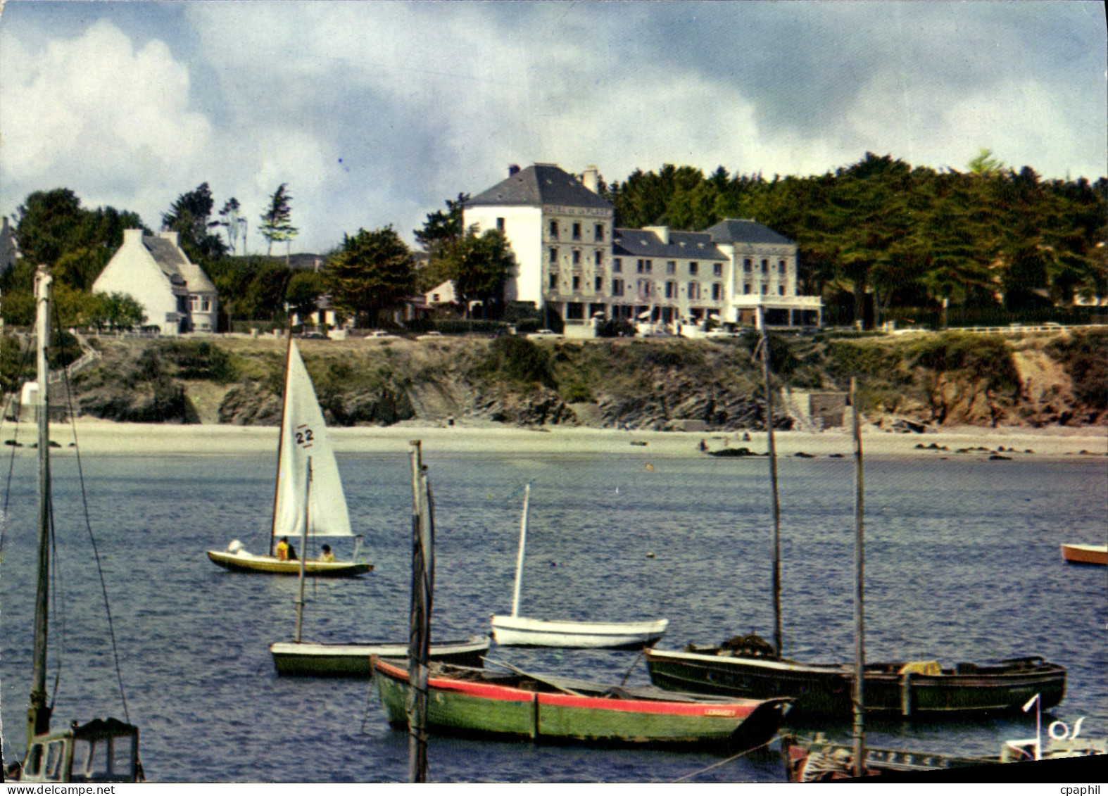 CPSM Crozon Morgat maison familiale du personnel EDF GDF