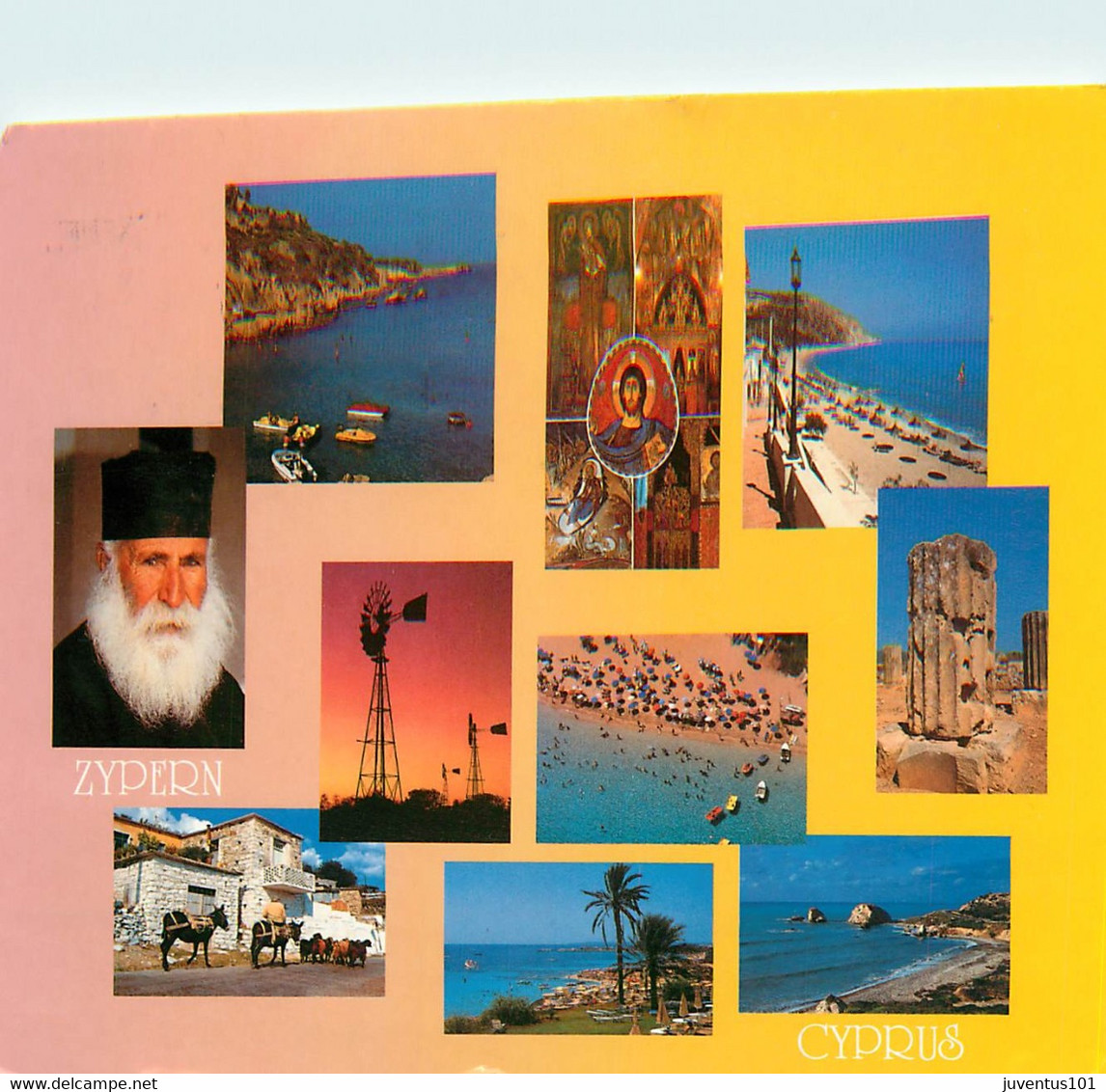 CPSM Cyprus-Zypern-Multivues-Beau timbre-Format spécial     L2016