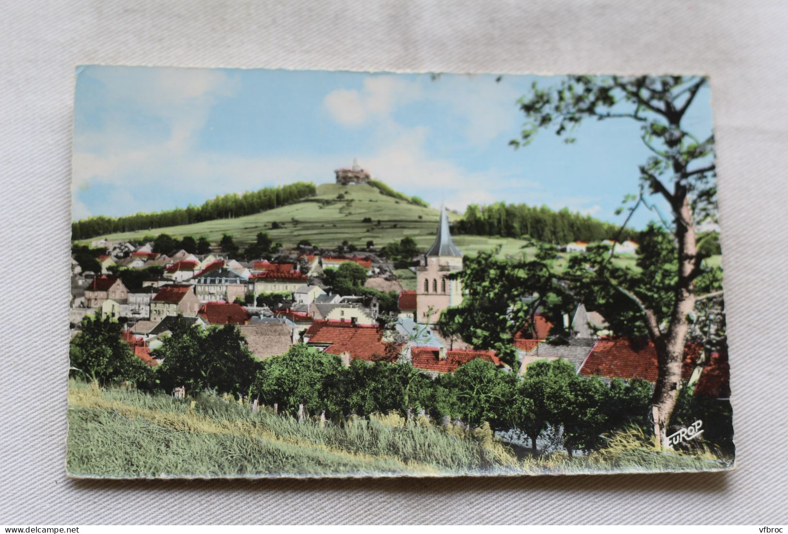 Cpsm, Dabo, vue sur Dabo et le Rocher, Moselle 57