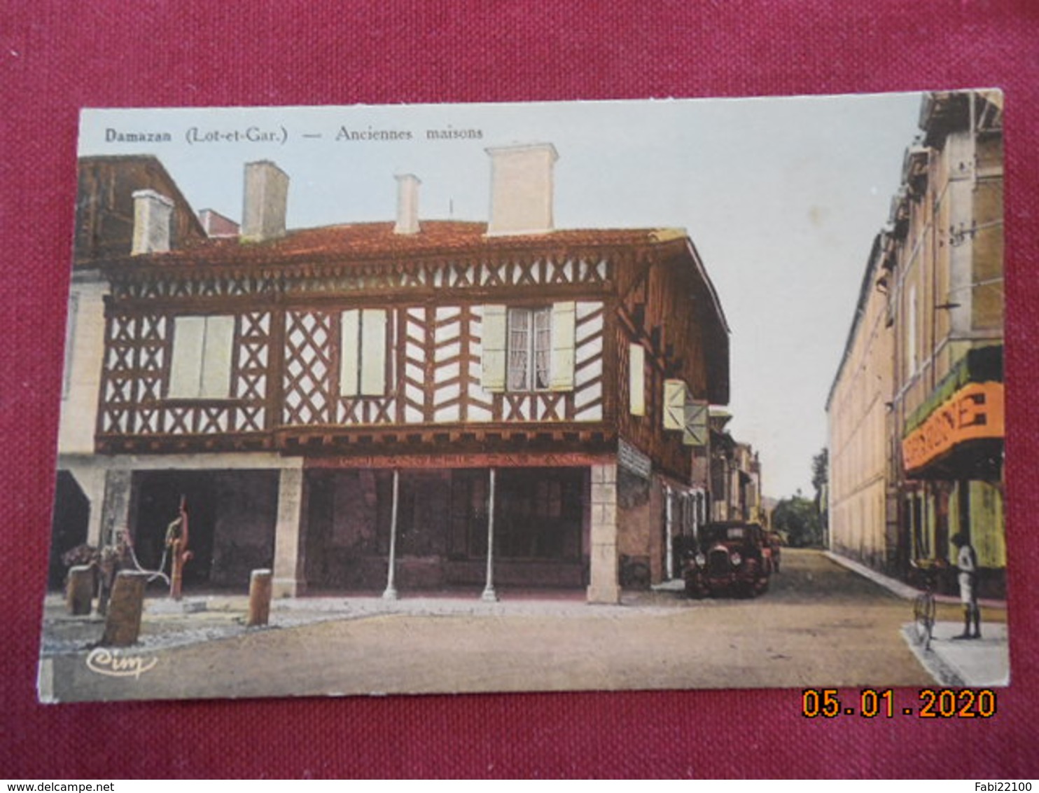 CPSM - Damazan - Anciennes maisons