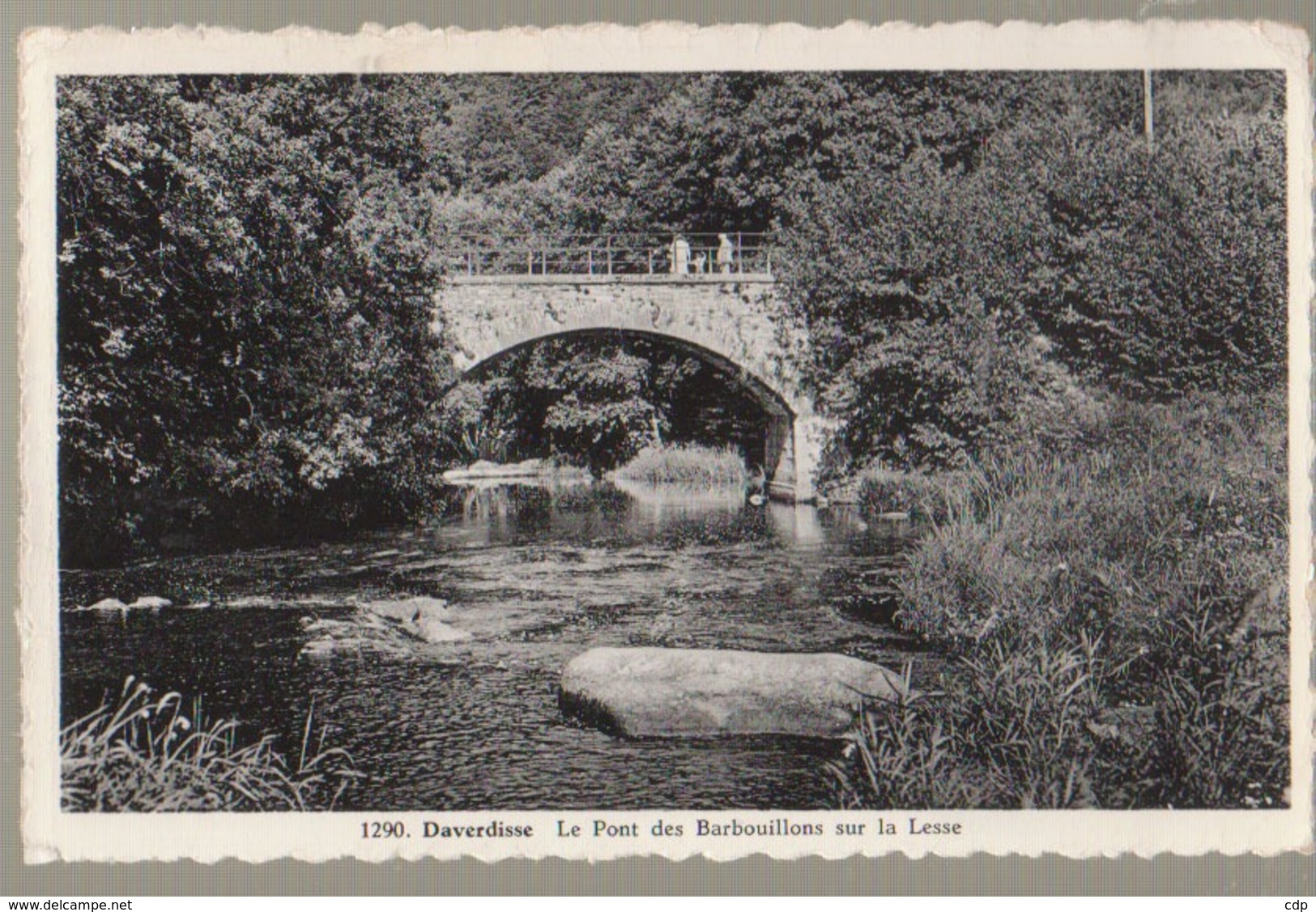 cpsm daverdisse  1960  pont