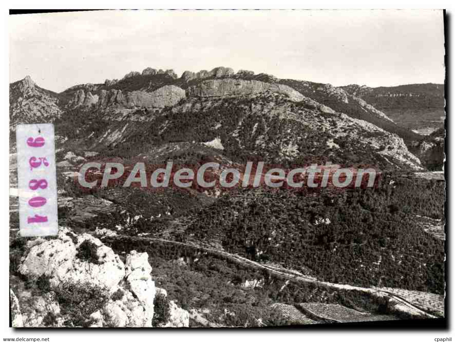CPSM DENTELLES de MONTMIRAIL vue d'ensemble