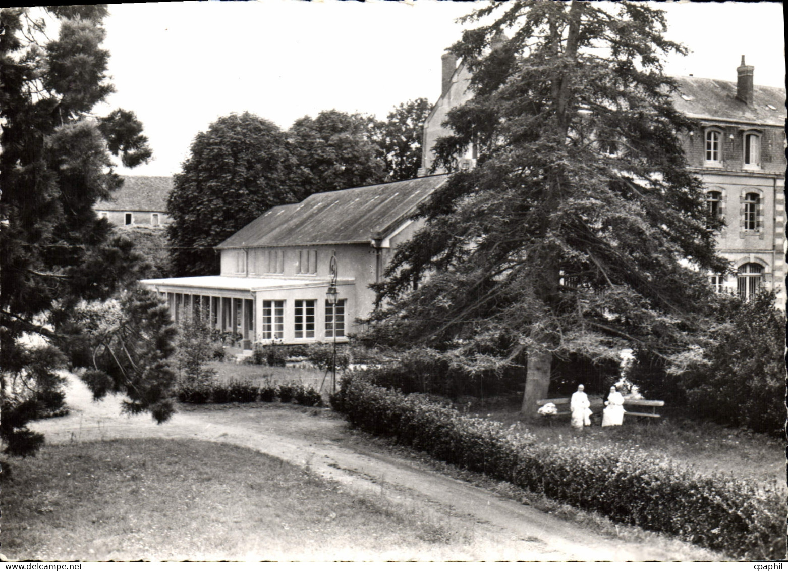 CPSM Dominicaines de Bethanie Fontenailles Ecommoy Sarthe Les Parloirs