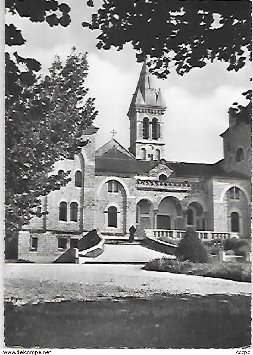 CPSM Dourgne Abbaye Ste-Scholastique - Entrée