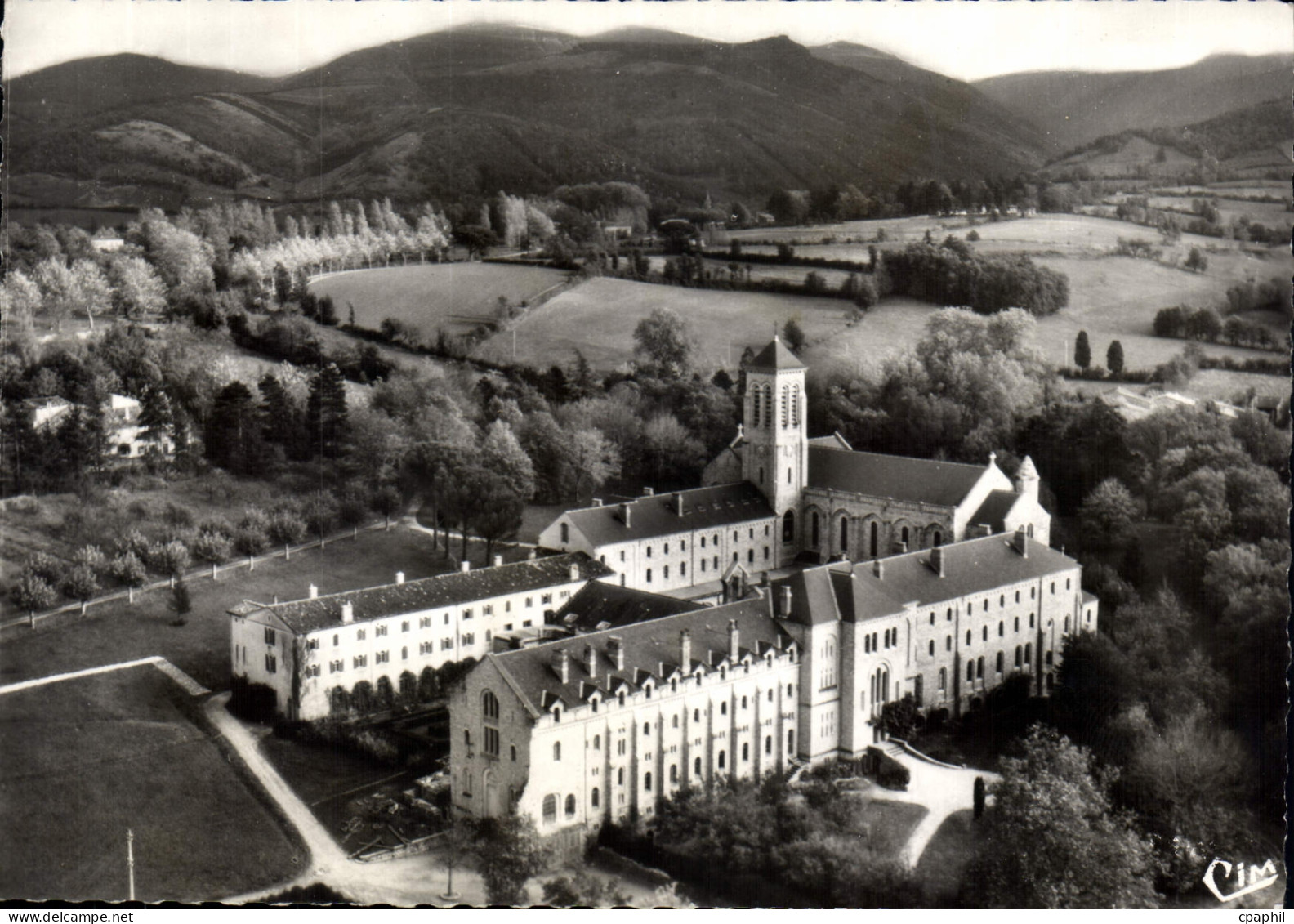 CPSM Dourgne (Tarn) Vue aerienne