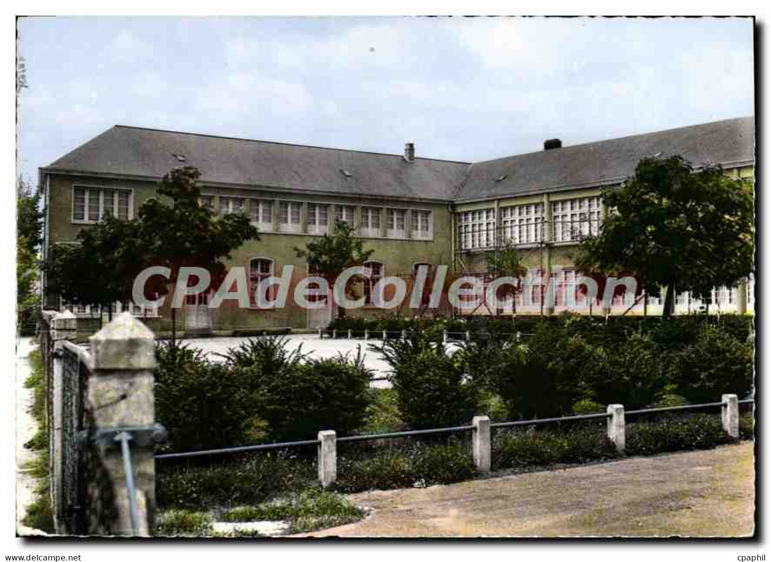 CPSM Ecommoy Sarthe Le Cours Complementaire école