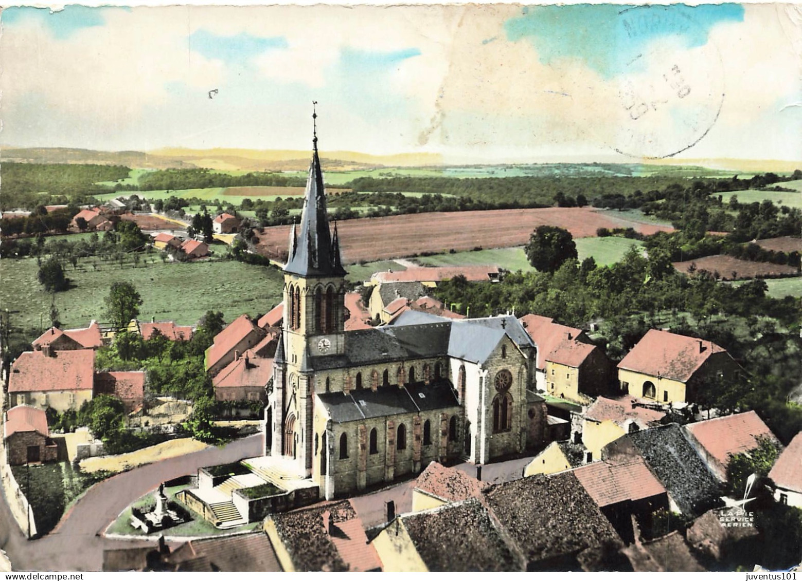 CPSM En avion au dessus de.....Noroy le Bourg-L'église      L3879