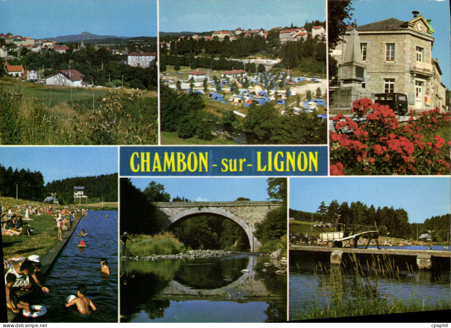 CPSM En Haute Loire Souvenir de Chambon Sur Lignon
