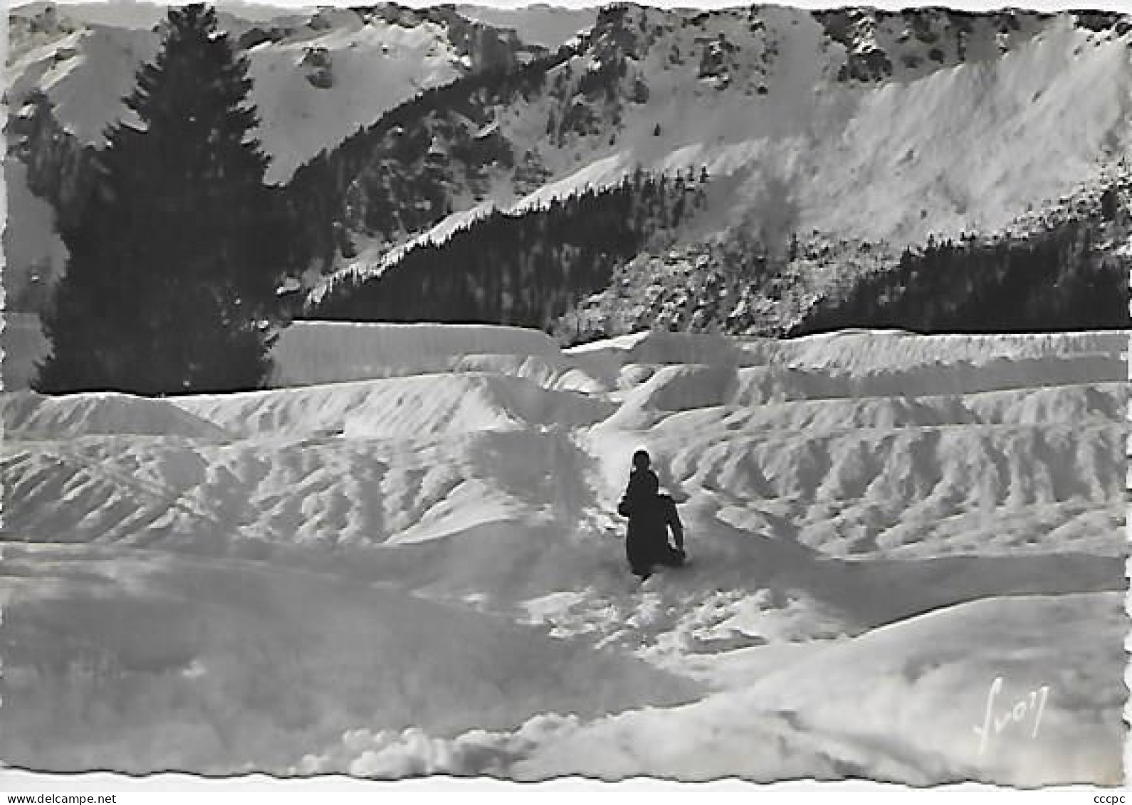 CPSM Environs de Passy - dans les Neiges de Varens