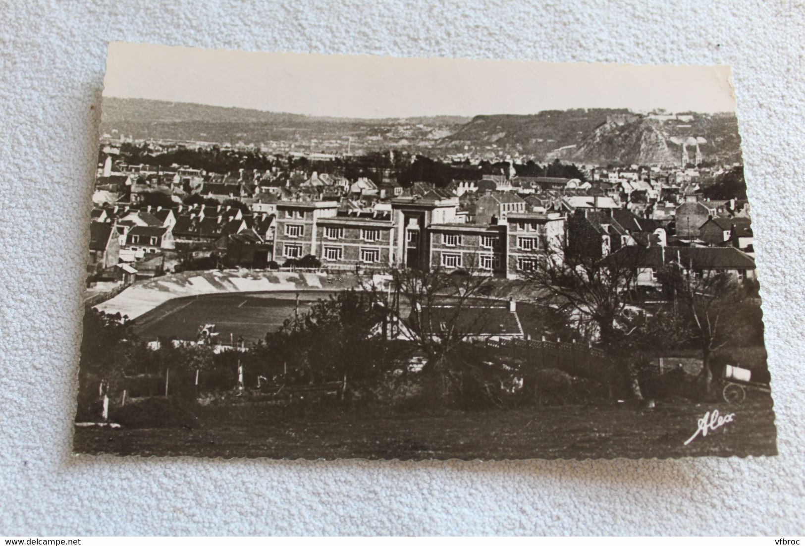 Cpsm, Equeurdreville, panorama, Manche