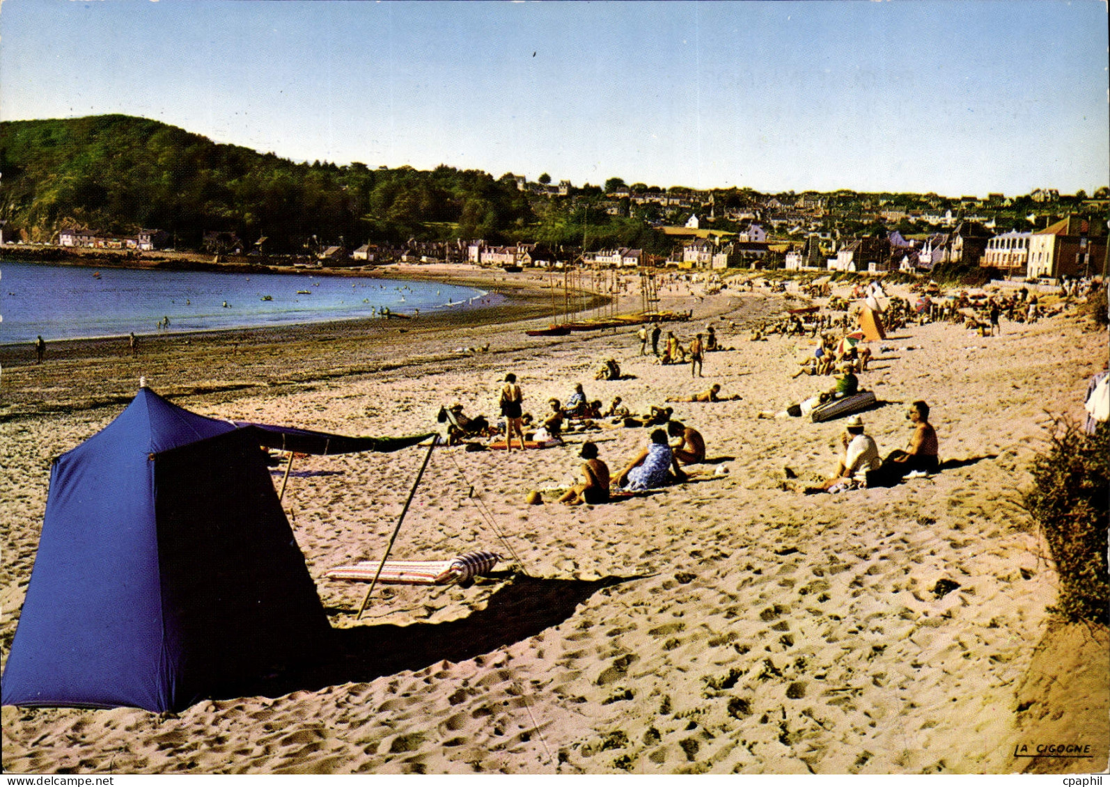 CPSM ERQUY plage du Bourg
