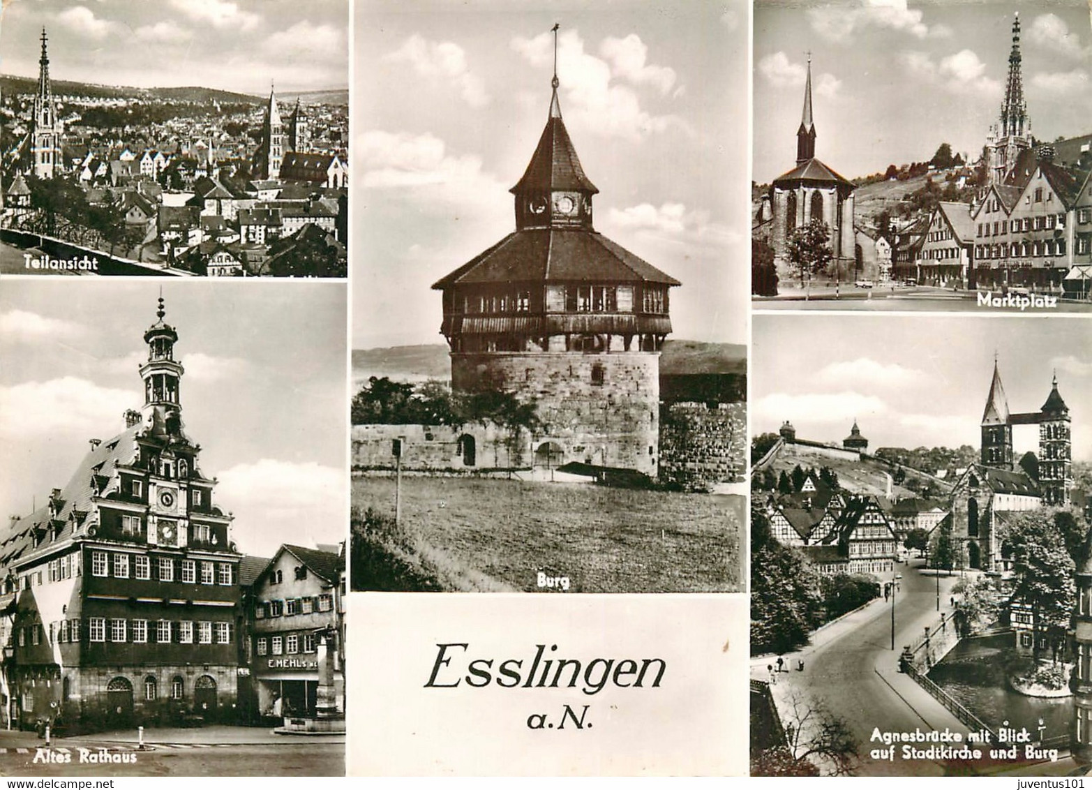 CPSM Esslingen-Multivues     L1782