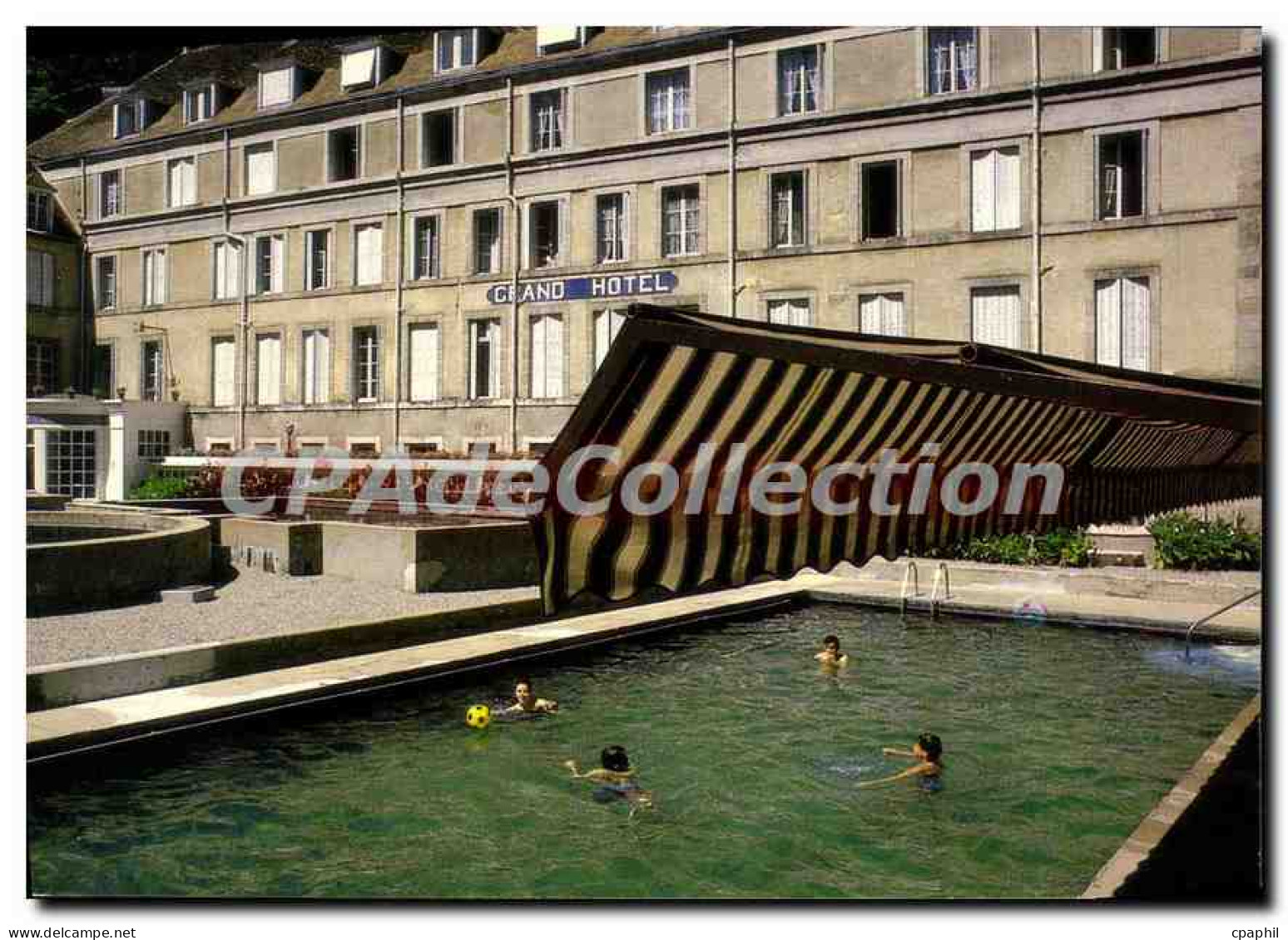 CPSM EVAUX-les-BAINS établissement thermal piscine