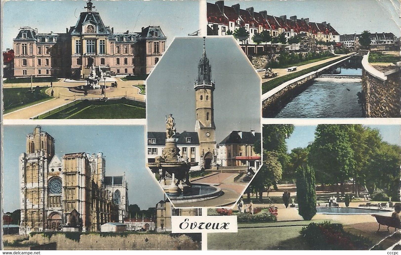 CPSM Evreux Vues multiples