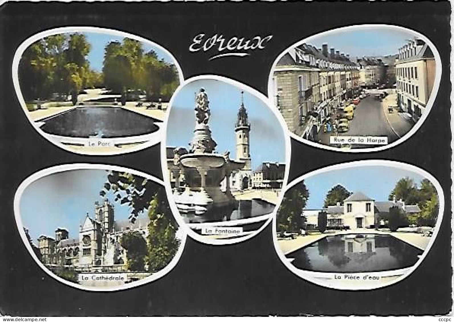 CPSM Evreux vues multiples