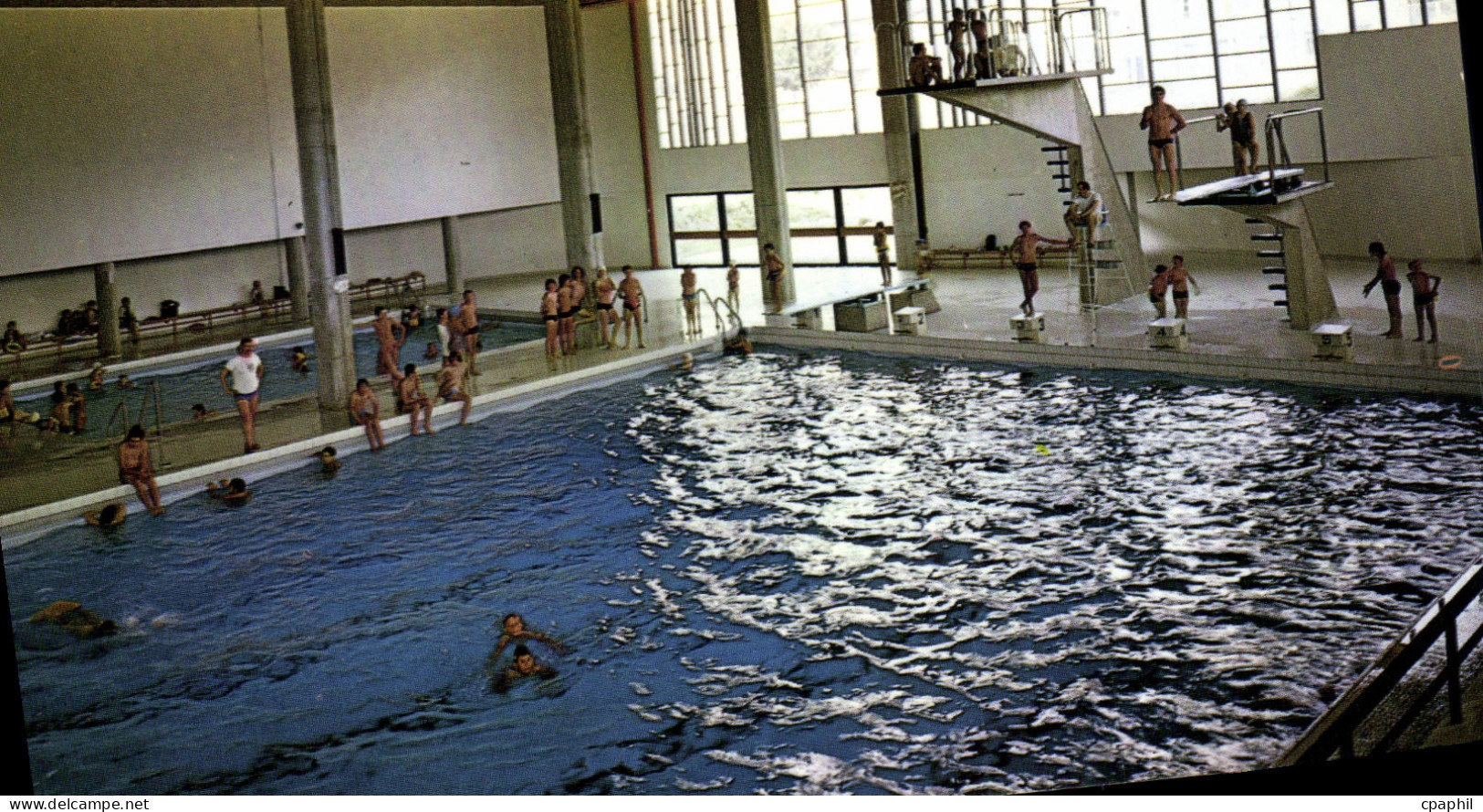 CPSM Firminy La Piscine