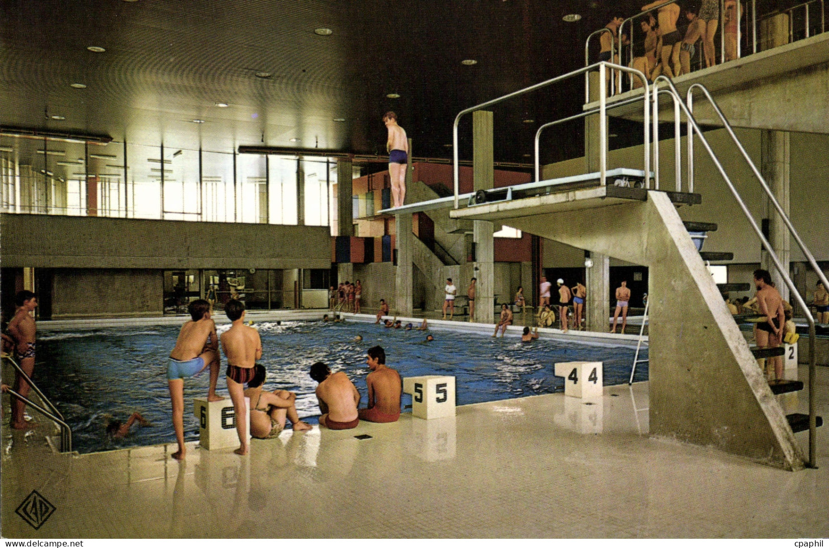 CPSM Firminy La Piscine