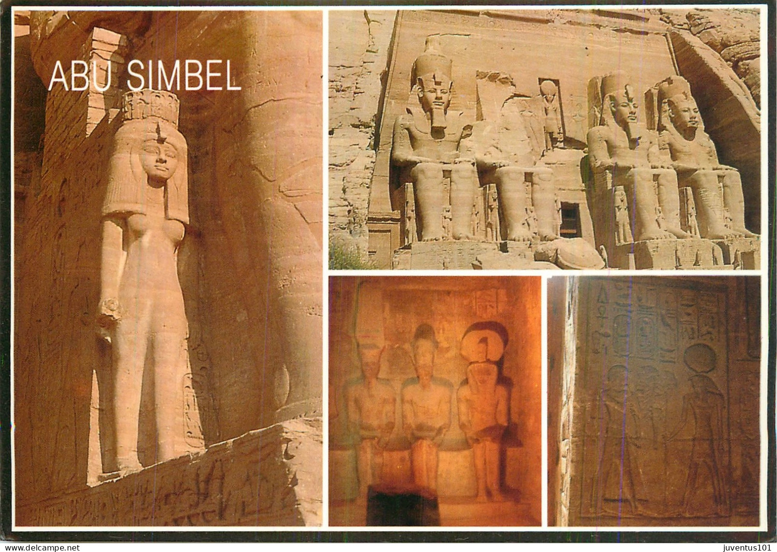 CPSM Format spécial-Abu Simbel-Beau timbre      L2279
