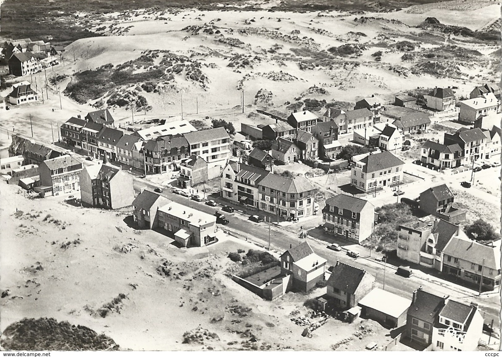 CPSM Fort-Mahon Les Dunes vue aérienne